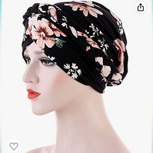 THREE Head wraps with decorative braid